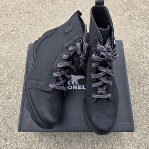 Sorel  Wedge Waterproof Black Boots Women Size 10
